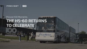 Video post by @PrevostCoach on Facebook