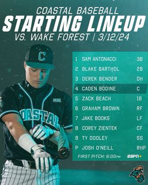 Image post by @chanticleerbaseball on Instagram
