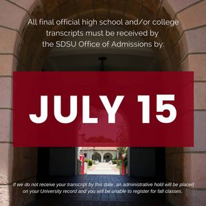Image post by @sdsuadmissions on Instagram