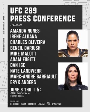Image post by @ufccanada on Instagram