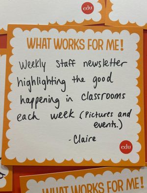 Image post by @edutopia on Twitter