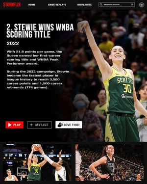 Image post by @seattlestorm on Instagram