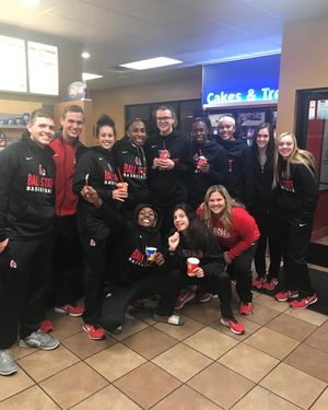 Image post by @ballstatewbb on Instagram