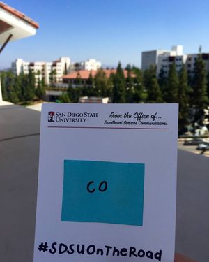 Image post by @sdsuadmissions on Instagram