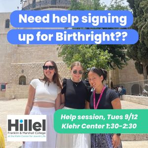 Image post by @fandm_hillel on Instagram
