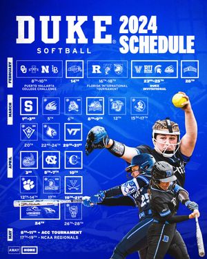Image post by @DukeSOFTBALL on Twitter