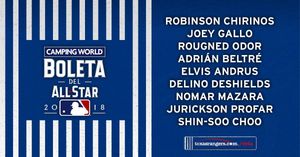 Image post by @rangersdetexas on Facebook