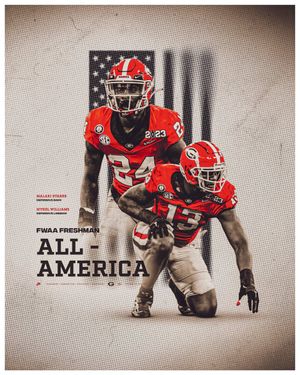 Image post by @GeorgiaFootball on Twitter