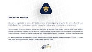 Image post by @PumasMX on Twitter