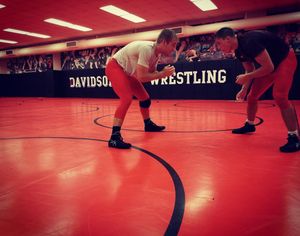 Image post by @davidsonwrestling on Instagram