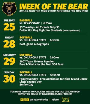 Image post by @baylorathletics on Instagram