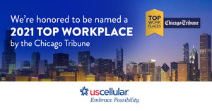 Image post by @uscellularcareers on Facebook