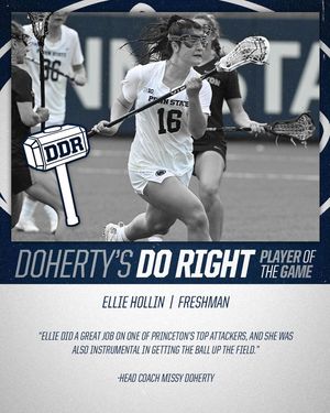 Image post by @pennstatewlax on Instagram