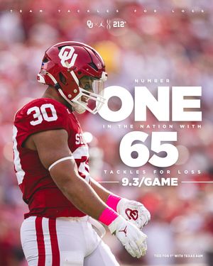 Image post by @ou_football on Instagram