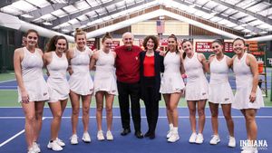 Image post by @IndianaWTennis on Twitter/X