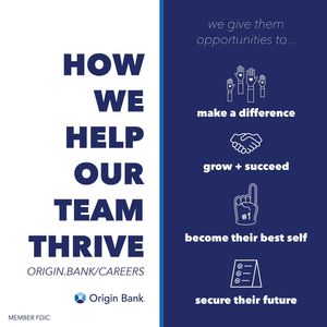 Image post by @originbank on Instagram