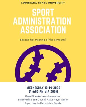 Image post by @lsu_saa on Instagram