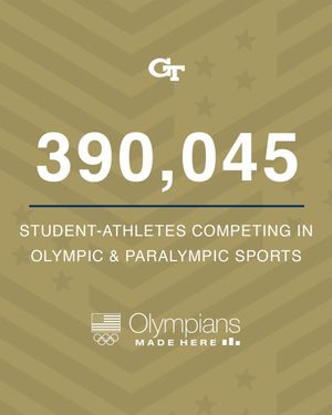 Image post by @gtathletics on Twitter