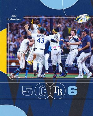 Image post by @raysbaseball on Instagram
