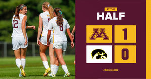 Image post by @GopherSoccer on Twitter