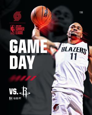 Image post by @trailblazers on Twitter