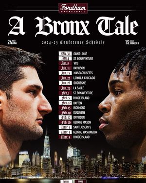 Image post by @fordham_mbb on Instagram