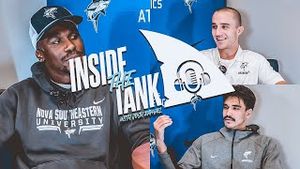 Video post by @nsusharksathletics on YouTube