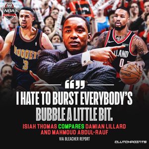 Image post by @isiahthomas on Instagram