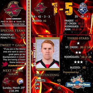 Image post by @atlgladiators on Instagram