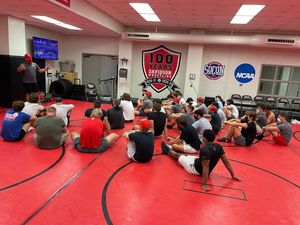 Image post by @davidsonwrestling on Instagram