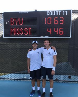 Image post by @byumtennis on Instagram