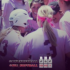 Image post by @siu_softball on Instagram