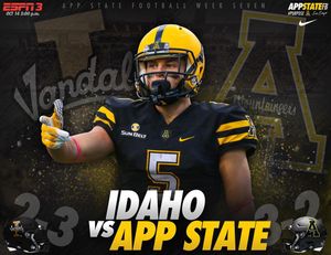 Image post by @appstate_fb on Instagram