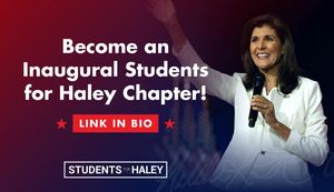 Image post by @studentsforhaley on Instagram