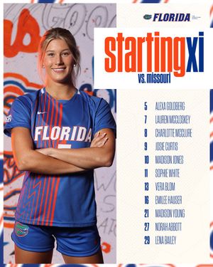 Image post by @GatorsSoccer on Twitter