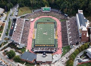 Image post by @appstate_fb on Instagram