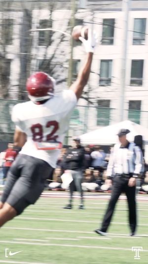 Video post by @temple_fb on Instagram