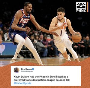 Image post by @phnx_sports on Twitter