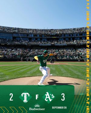 Image post by @athletics on Instagram
