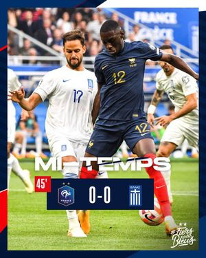 Image post by @equipedefrance on Twitter