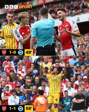 Image post by @BBCSport on Twitter