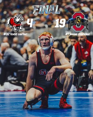 Image post by @gwuwrestling on Instagram