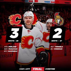 Image post by @nhlflames on Instagram