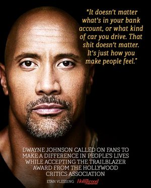 Image post by @therock on Instagram