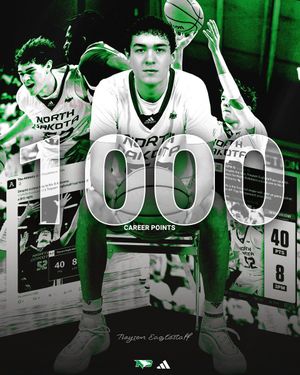 Image post by @UNDmbasketball on Twitter