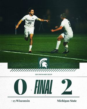 Image post by @MSU_MSoccer on Twitter
