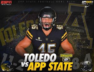 Image post by @appstate_fb on Instagram