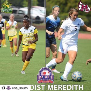 Image post by @meredithcollegesoccer on Instagram