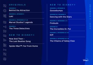 Image post by @DisneyPlus on Twitter