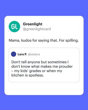 Image post by @greenlightcard on Instagram